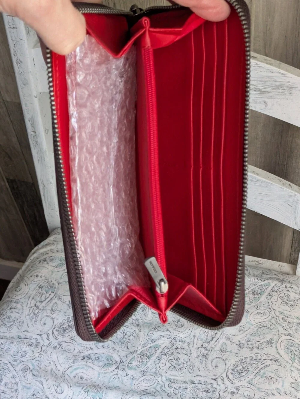 Coach Camo Rose Wallet - Picture 11 of 13